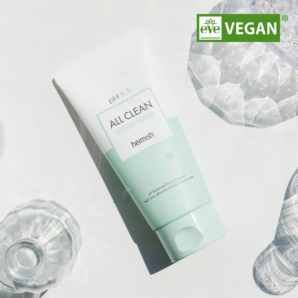 Heimish All Clean Green Foam Cleanser - pH Balancing, 150g
