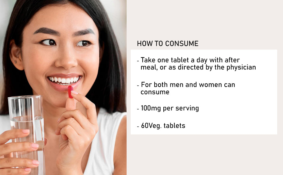Herbal Max L-Glutathione 100 mg Tablets - Plant-Based Beauty Supplement - 60 Count - 4