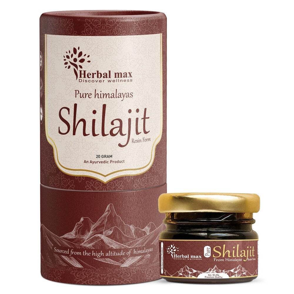 Buy Herbal Max Discover Wellness pure Himalayan Shilajit 20 gm Online