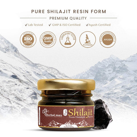 Herbal Max Discover Wellness pure Himalayan Shilajit 20 gm