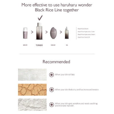 Haruharu Wonder Black Rice Hyaluronic Toner - Alcohol Free, 150ml - Image 4