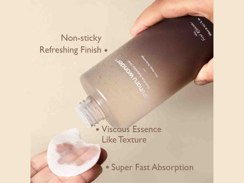 Haruharu Black Rice Hyaluronic Facial Toner - 300ml - Image 4