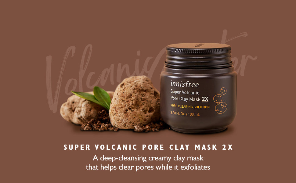Innisfree Super Volcanic Pore Clay Mask - 100ml - 1