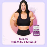 HealthyHey Iron Supplement for Women - Chelated, With Vitamin B12, Folic Acid, Vitamin C - 60 Veg Capsules - Image 6