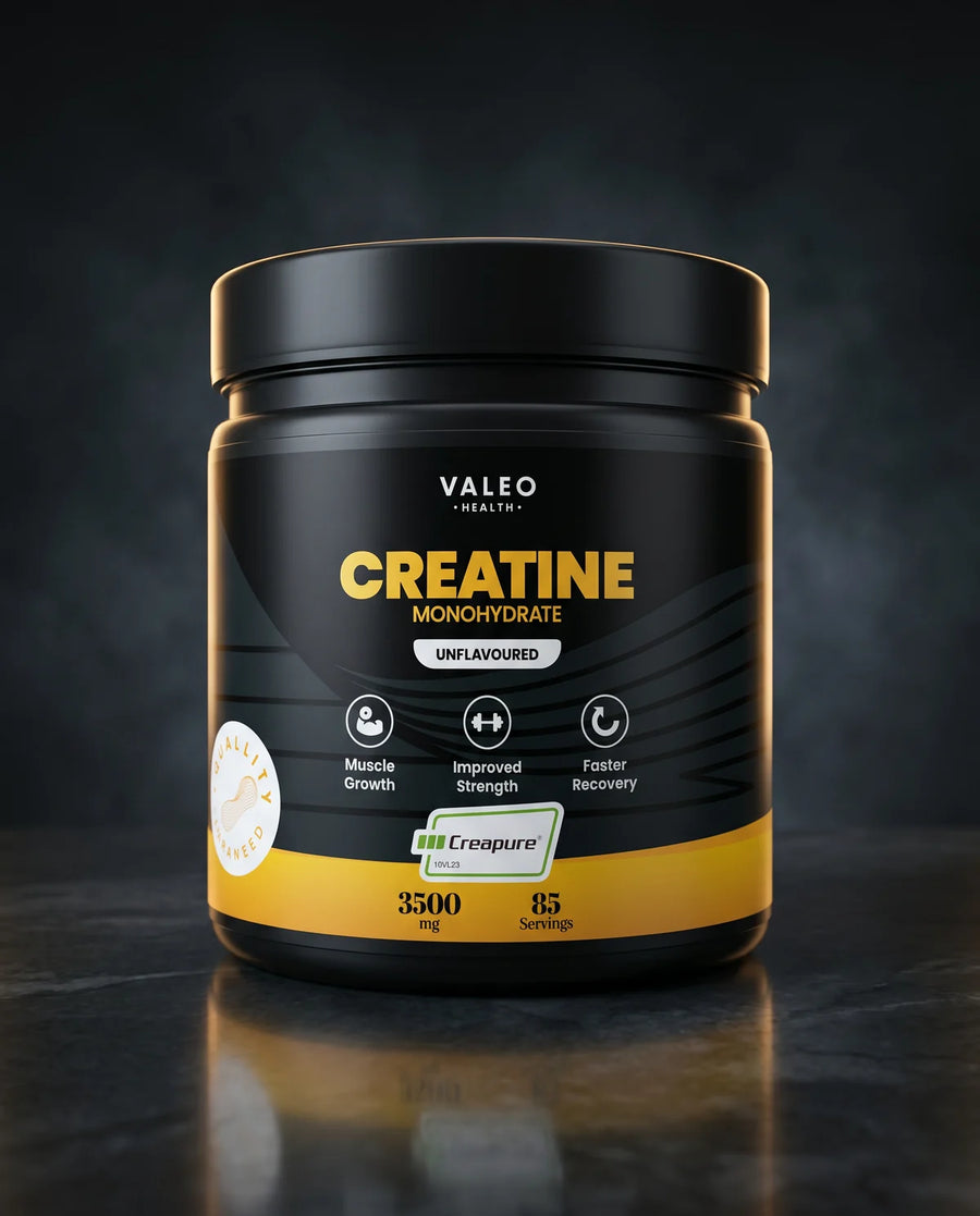 Valeo Creatine Monohydrate 300g jar, 100% Creapure, unflavoured, 85 servings