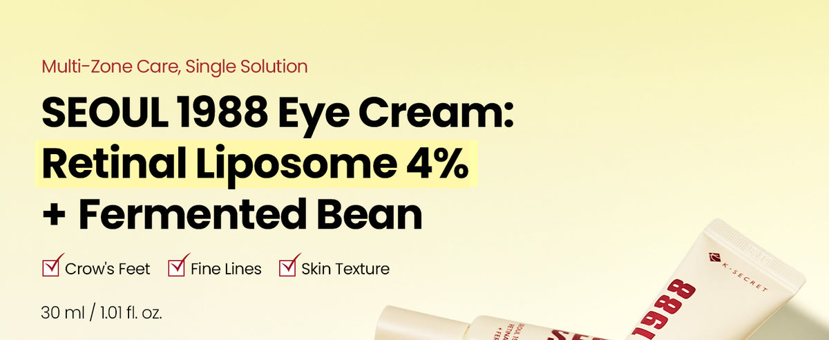 K-SECRET SEOUL 1988 Retinal Eye Cream - Advanced Retinal Liposome 4% & Fermented Bean - 30ml - 1