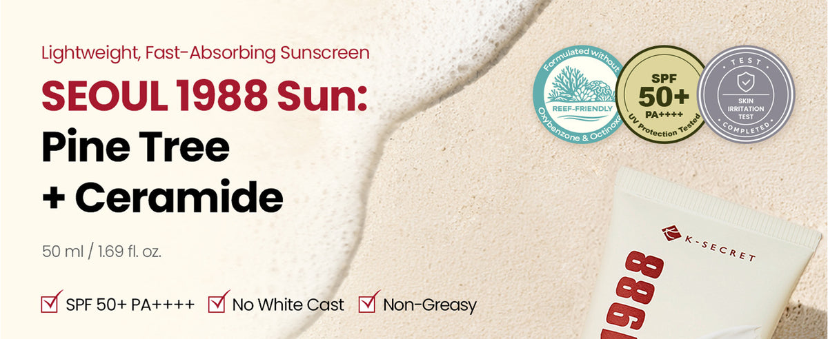 K-SECRET SEOUL 1988 Sun Care - SPF 50+ Ceramide Formula, 50ml - 1