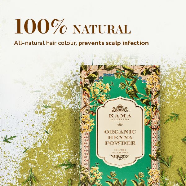 Kama Ayurveda Organic Heena Powder - Herbal, Ayurvedic - 100g - Image 4