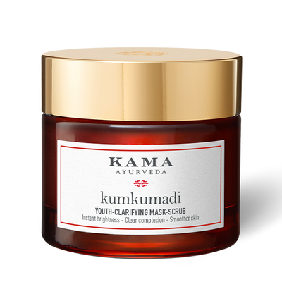 Kama Ayurveda Kumkumadi Brightening Face Scrub - Exfoliator, 50g