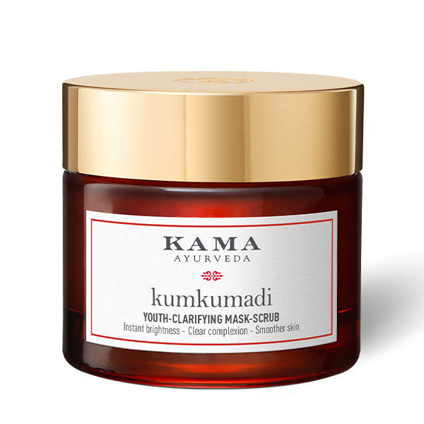 Kama Ayurveda Kumkumadi Brightening Face Scrub - Exfoliator, 50g