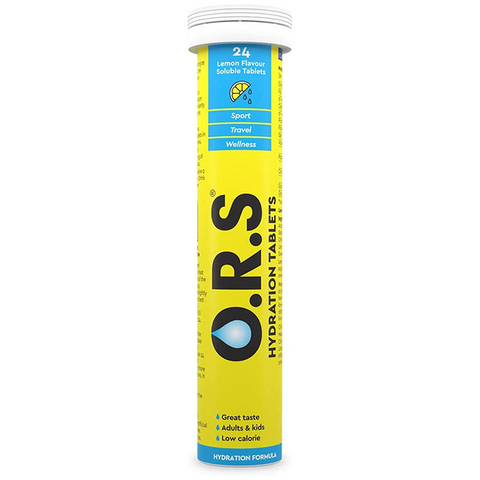 Ors Hydration Tablets With Electrolytes - Natural Lemon Flavour 20'S- Buy 2 Get 1 Free