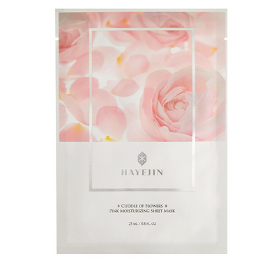 Hayejin Pink Moisturizing Sheet Mask - Hydrating Facial Care, 25ml