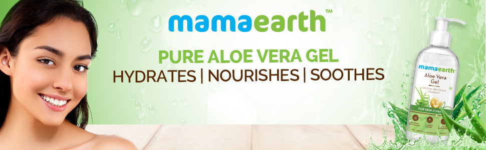 جل الألوفيرا من ماما إيرث للبشرة والشعر - مرطب، 300 مل - 1