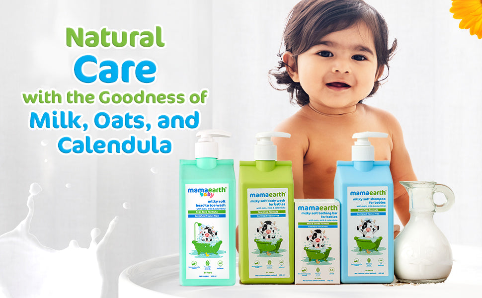 Mamaearth Baby Milky Soft 2-in-1 Body Wash & Shampoo - 400ml - 4