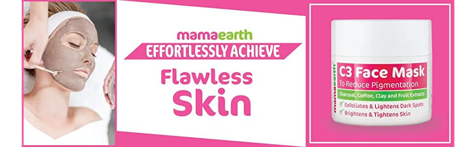 Mamaearth C3 Face Mask - Mask & Exfoliator, 100ml - 1