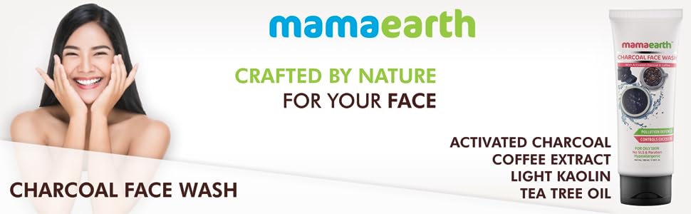 Mamaearth Charcoal Face Wash with Activated Charcoal, Coffee & Clay - 100ml - 1