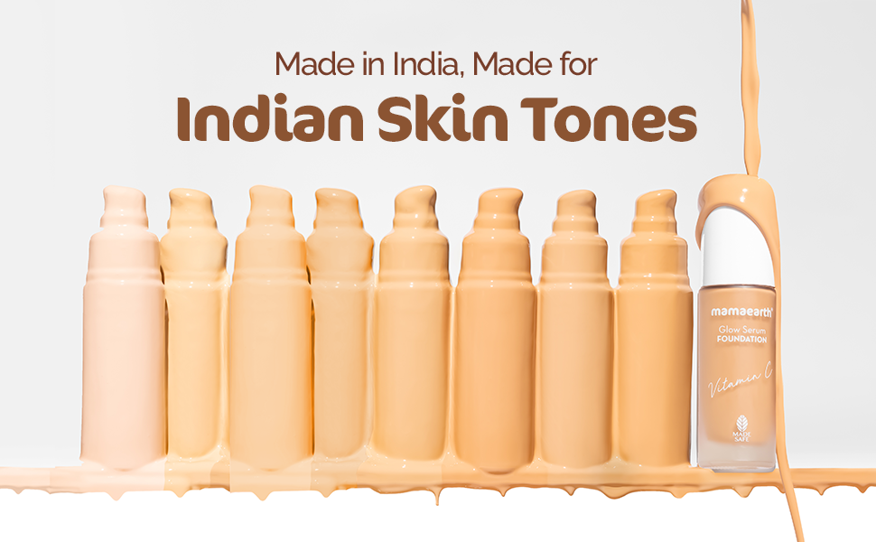 Mamaearth Glow Serum Foundation with Vitamin C - 05 Beige, 30 ml - 4