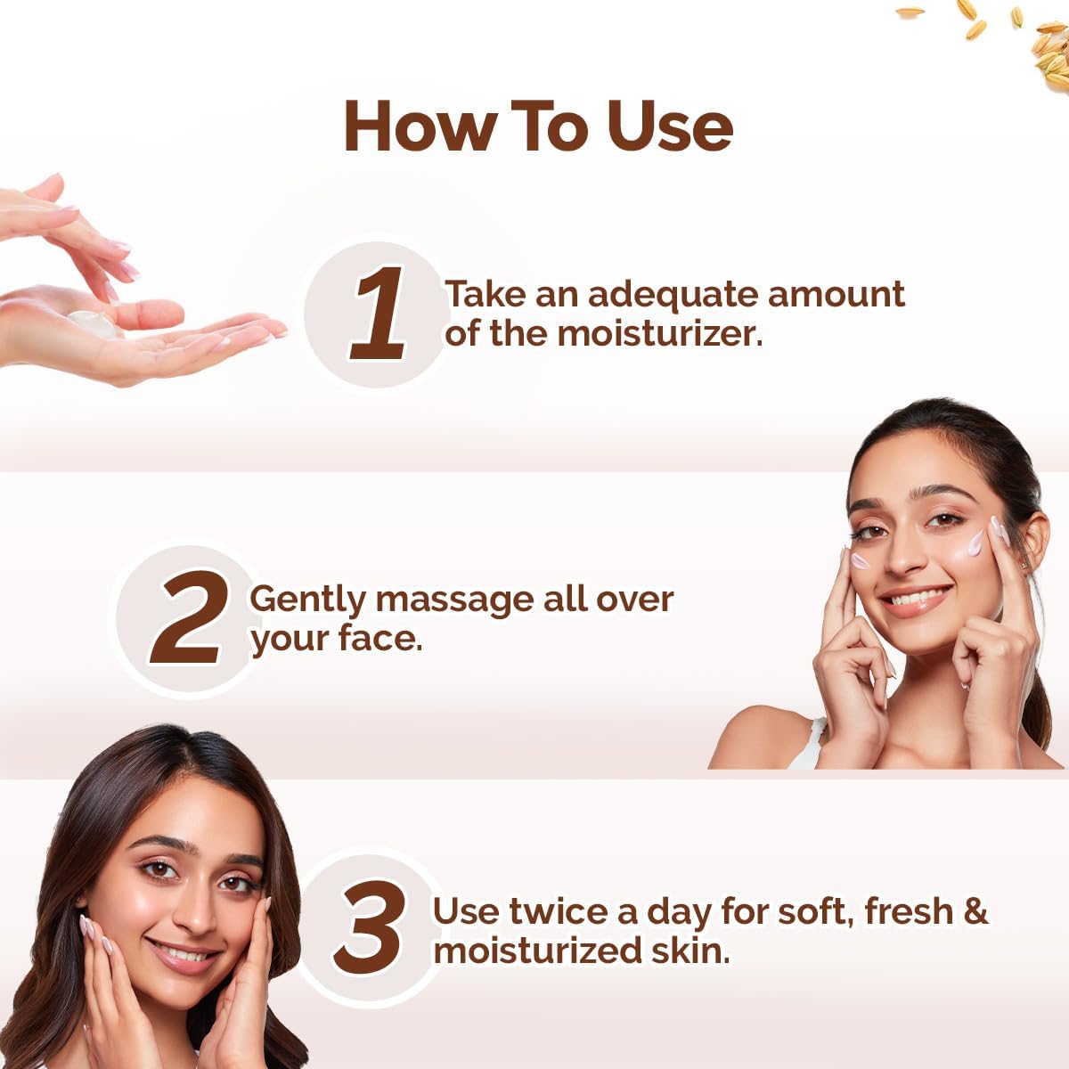 Mamaearth Rice Dewy Bright Moisturizing Cream - Rice Water & Niacinamide, 100ml