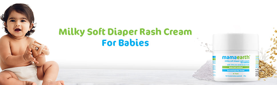 Mamaearth Milky Soft Diaper Rash Cream with Special Formula - 50g - 1