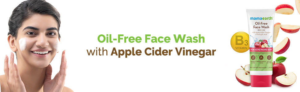 Mamaearth Oil Free Face Wash - Apple Cider Vinegar & Salicylic Acid, 100ml - 1