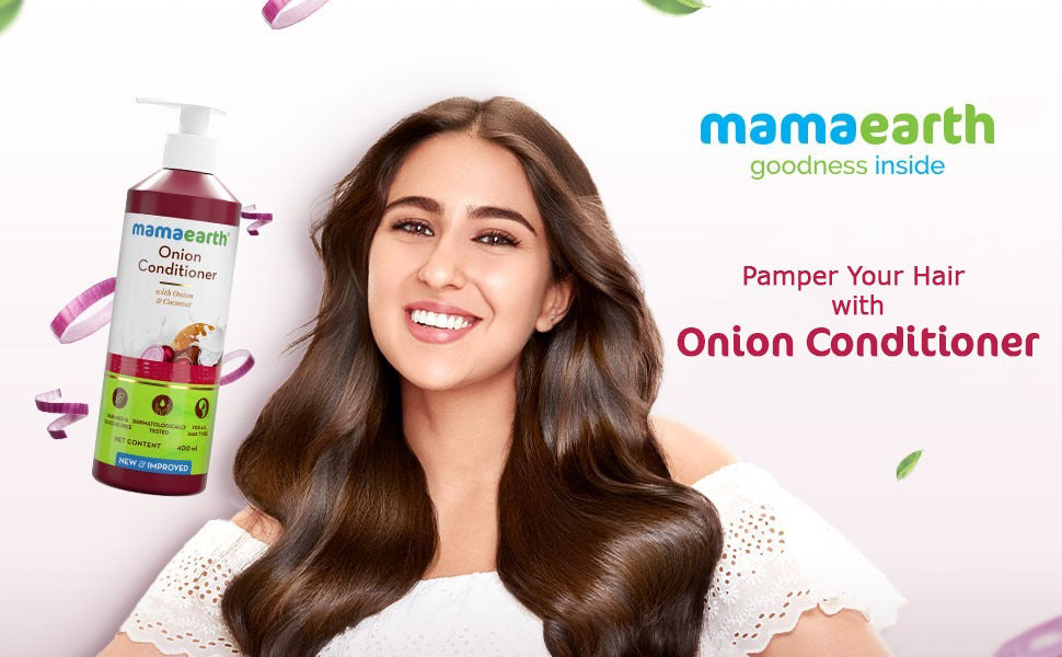 Mamaearth Onion Conditioner for Hair Growth with Coconut Oil - 400ml - 1