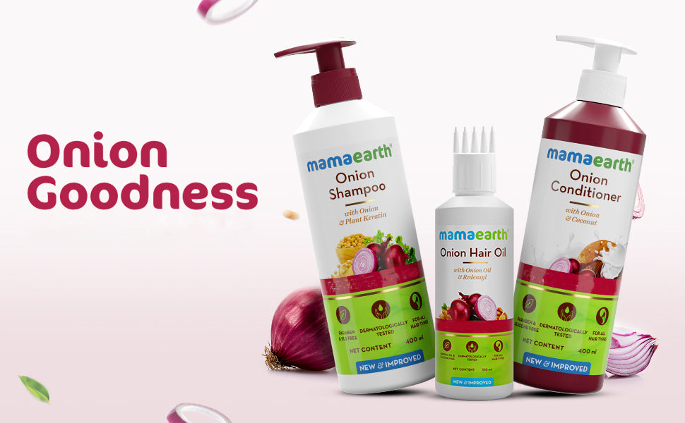 Mamaearth Onion Conditioner for Hair Growth with Coconut Oil - 400ml - 5