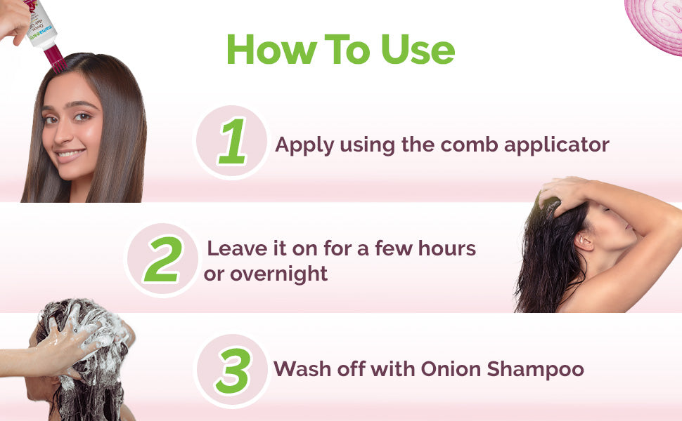 Mamaearth Onion Hair Oil - Nourishing Hair Treatment, 150ml - 4
