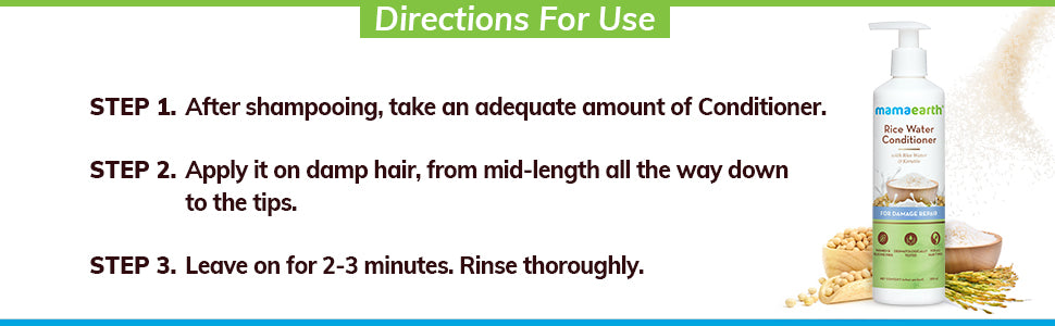 Mamaearth Rice Water Conditioner with Fermented Rice & Keratin - 250ml - 2