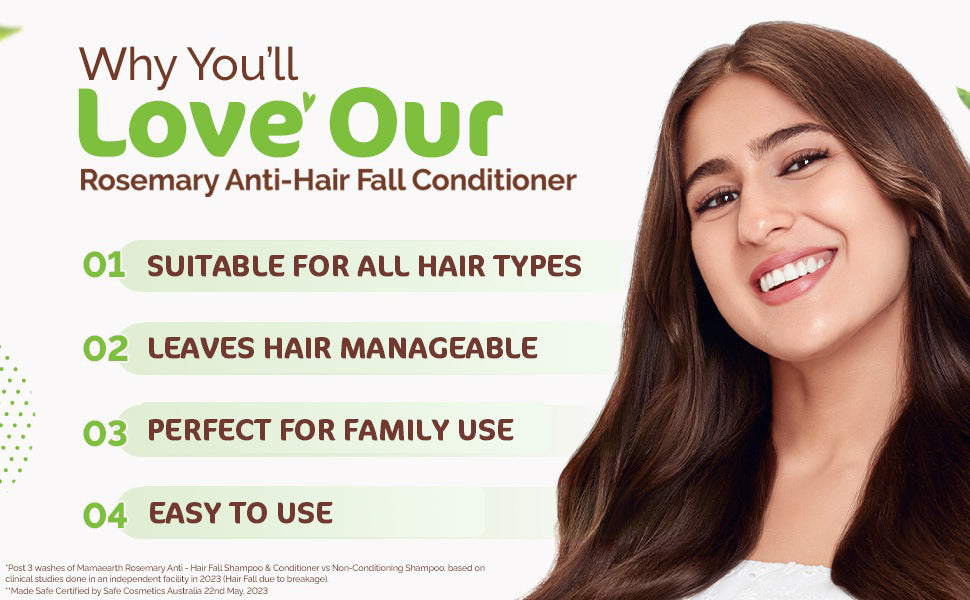 Mamaearth Rosemary Anti-Hairfall Conditioner with Methi Dana & Coconut Oil - 250ml - 3