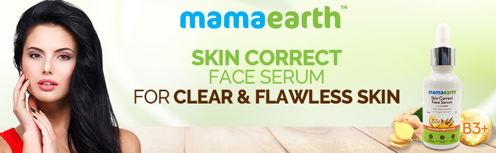 Mamaearth Skin Correct Face Serum - 10% Niacinamide & Ginger Extract, 30ml - 1