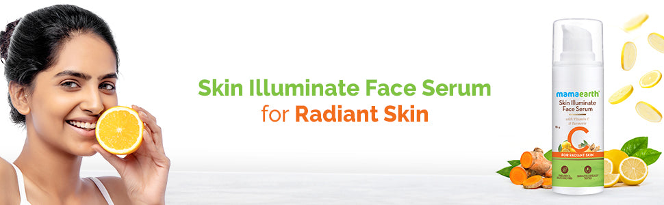 Mamaearth Skin Illuminate Face Serum with Vitamin C & Turmeric - 15g - 1