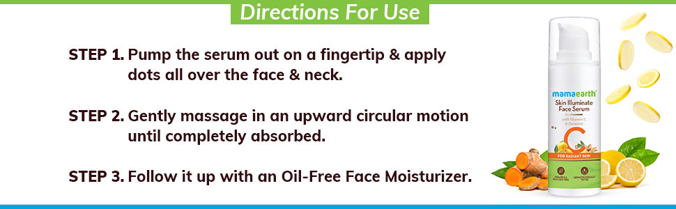 Mamaearth Skin Illuminate Face Serum with Vitamin C & Turmeric - 15g - 2