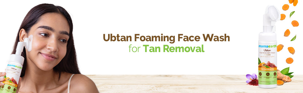 Mamaearth Ubtan Foaming Face Wash with Turmeric & Saffron - 150ml - 1