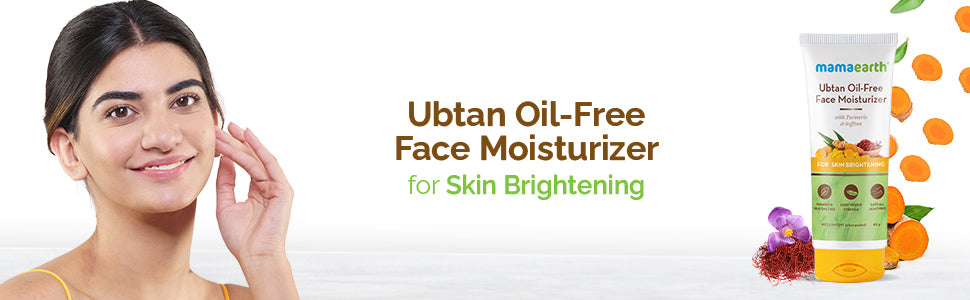 Mamaearth Ubtan Oil-Free Face Moisturizer with Turmeric and Saffron - 80 ml - 1