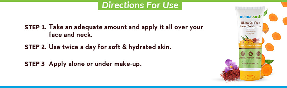 Mamaearth Ubtan Oil-Free Face Moisturizer with Turmeric and Saffron - 80 ml - 2
