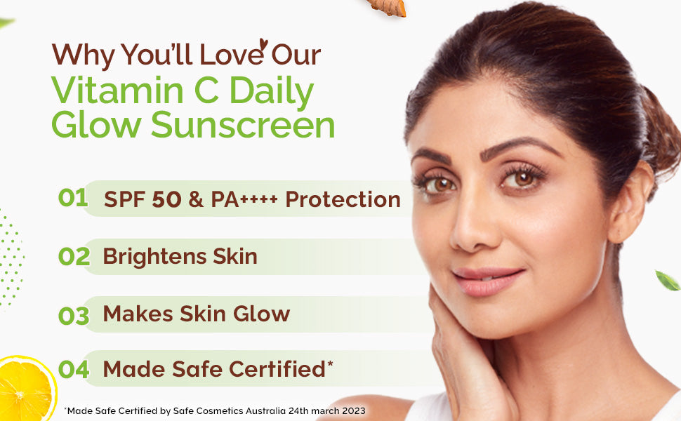 Mamaearth Vitamin C Daily Glow Sunscreen with SPF 50 PA++++ - 80g - 3