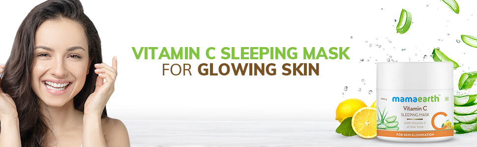 Mamaearth Vitamin C Sleeping Mask for Skin Illumination - 100gm - 1