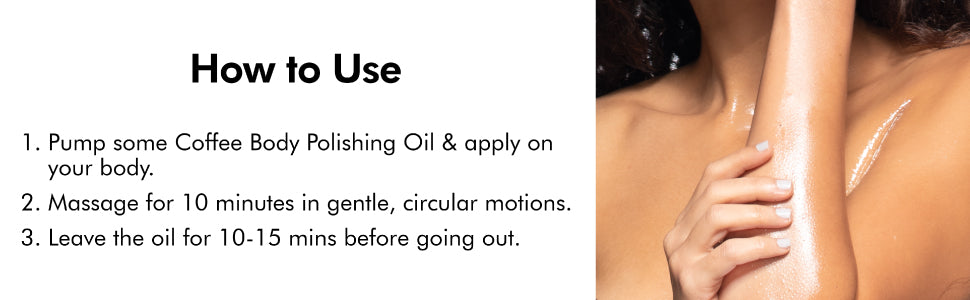 mCaffeine Coffee Body Polishing Oil with Vitamin E - 100 ml - 4