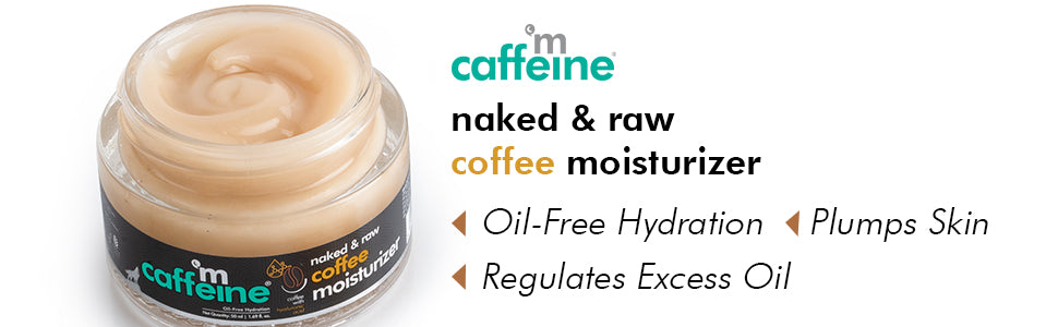 mCaffeine Naked & Raw Coffee Face Moisturizer - Hydrating Cream, 50ml - 1