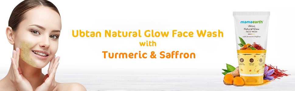 Mamaearth Ubtan Face Wash with Turmeric & Saffron 150 ml - 1