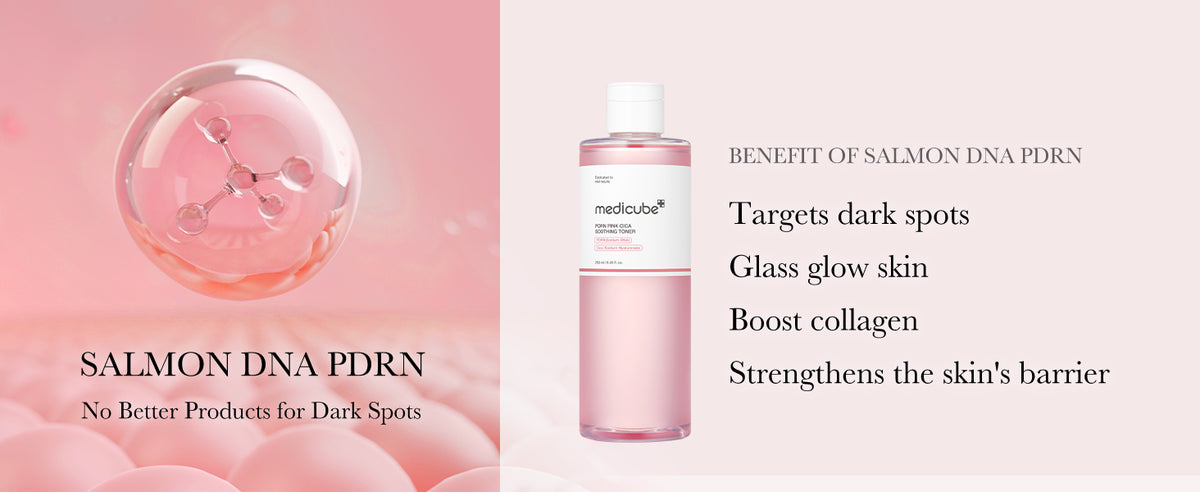 Medicube Salmon DNA PDRN Pink Cica Soothing Toner - 250ml - 6