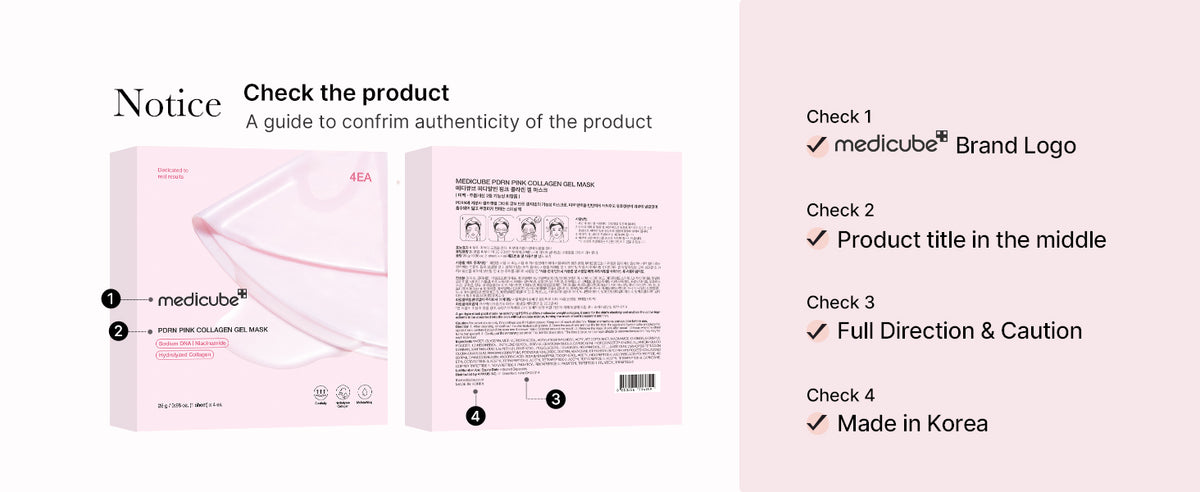 Medicube Salmon DNA PDRN Pink Collagen Gel Mask - Overnight Face Mask, 28g, 4 Pack - 2