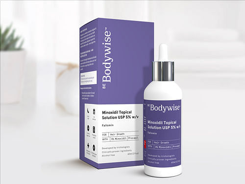 Be Bodywise Minoxidil Topical Solution USP 5% w/v - 60ml