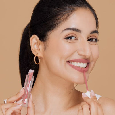 Mamaearth Liquid Matte Lipstick Nude Rose - 3.5 ml - Image 2
