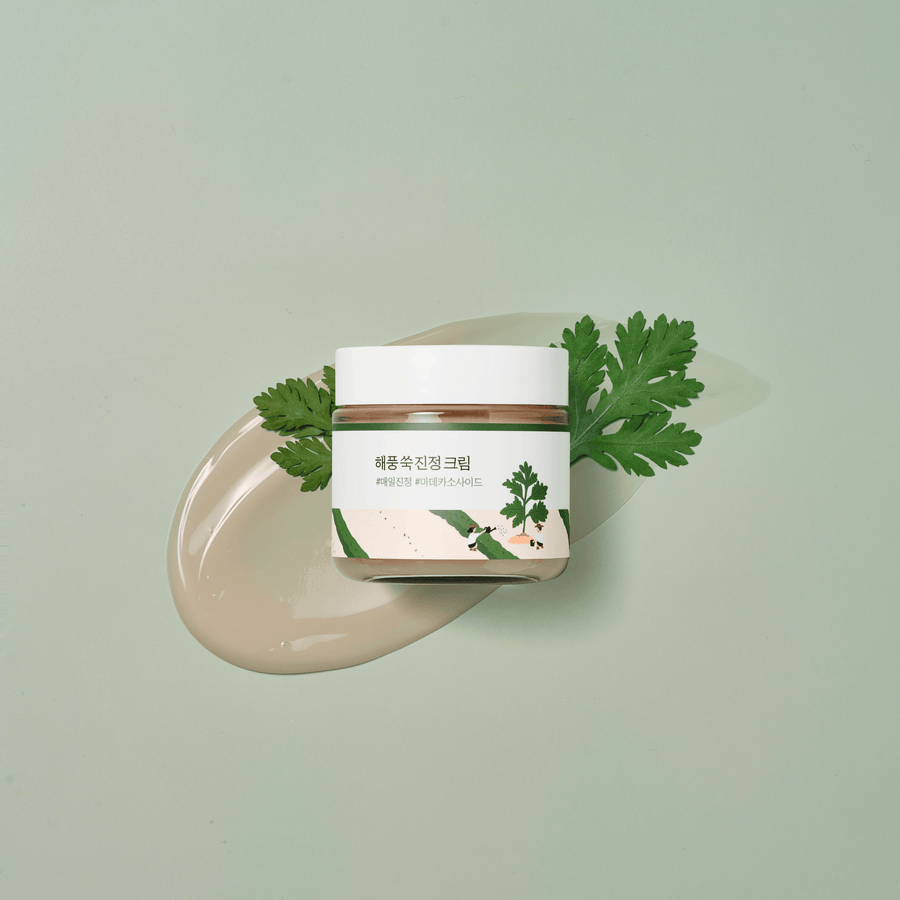 Round Lab Mugwort Calming Cream Face Moisturiser - 80ml