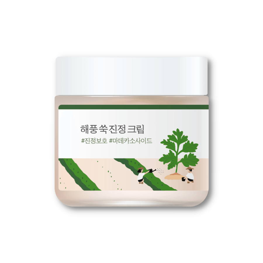 Round Lab Mugwort Calming Cream Face Moisturiser - 80ml - Image 2
