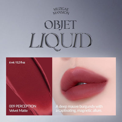 MUZIGAE Mansion Objet Liquid Lip Stain - Velvet Matte, 6ml
