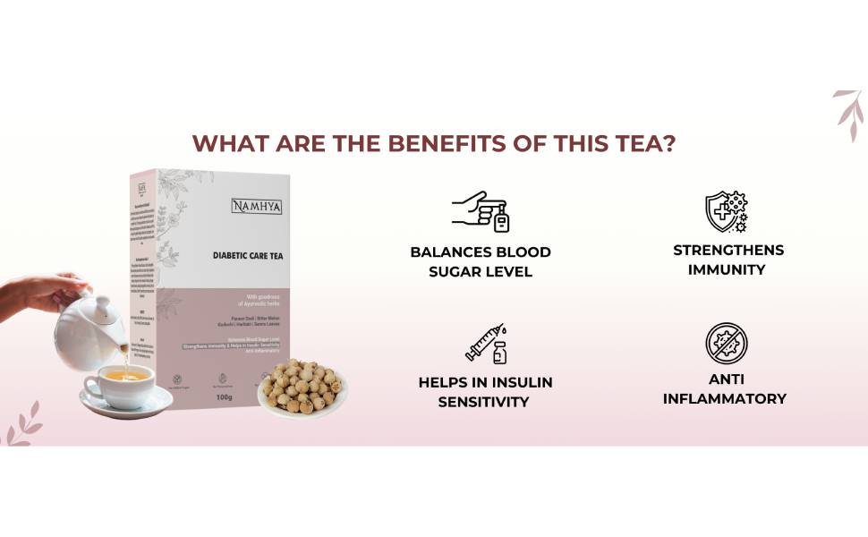 Namhya Herbal & Ayurvedic Diabetic Care Tea - 100g - 2