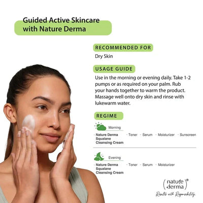 Nature Derma Squalane Cleansing Cream - 50ml - Image 5