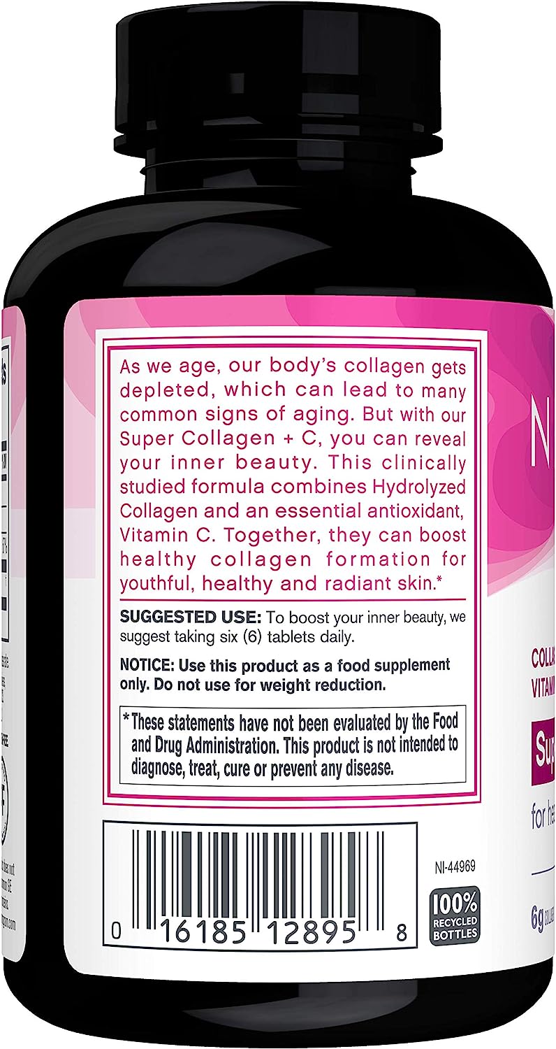 Neocell Super Collagen PLUS C Tablets - 120 Count, Exp. Jan 2024 - Image 3